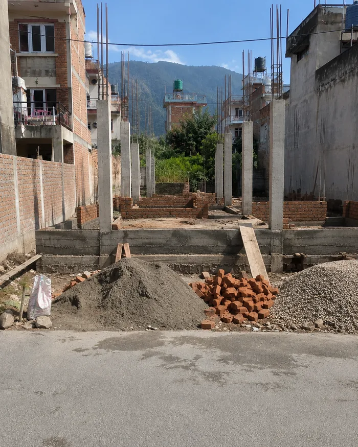 RCC columns and foundation