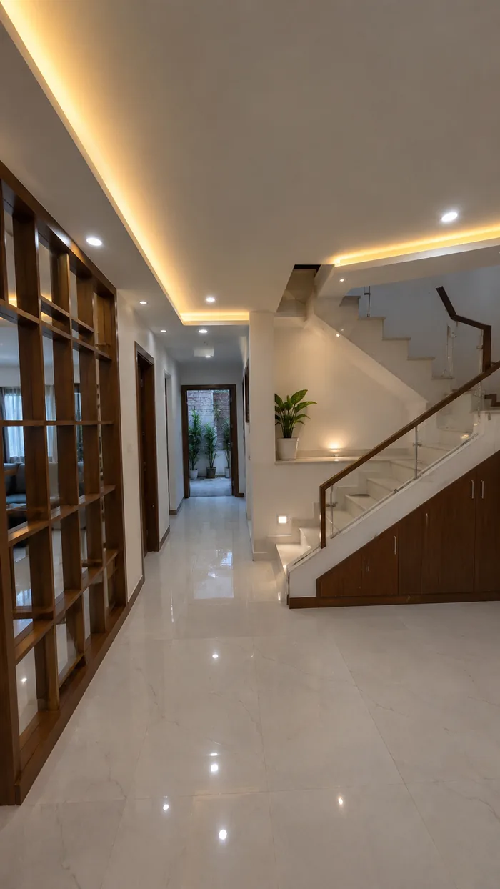 Hallway and staircase