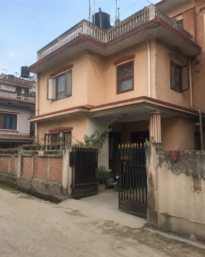 House exterior before work
