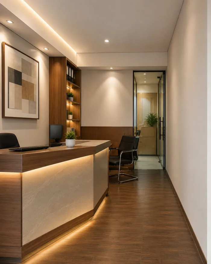 Commercial reception fit-out