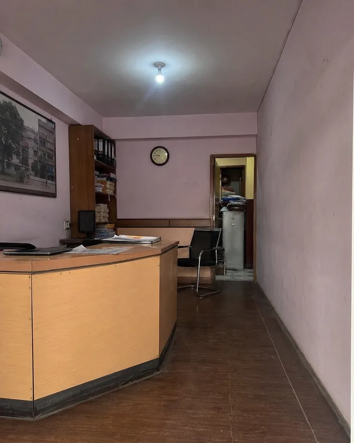 Office reception before renovation